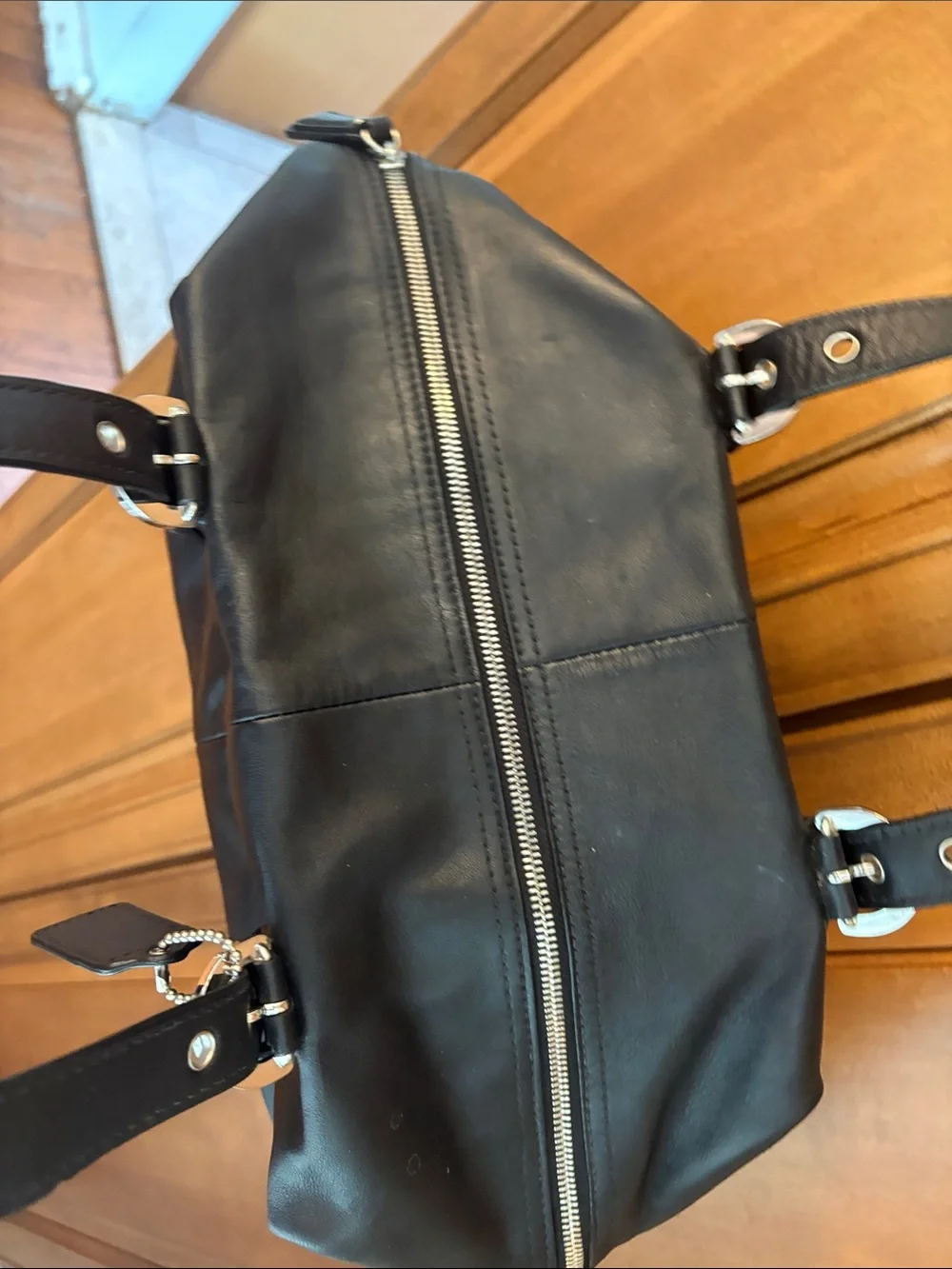 Vintage 2001 Coach All-Leather Tote Bag 🖤